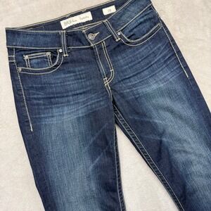 BK Blue Women's Boot Cut Jeans - Dark Blue